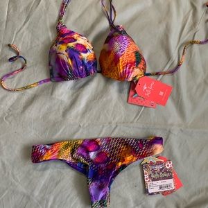 Luli fama Bikini set (S top/ XS bottom)